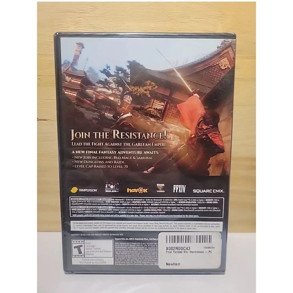 Square Enix Final Fantasy XIV Stormblood for PC 91928